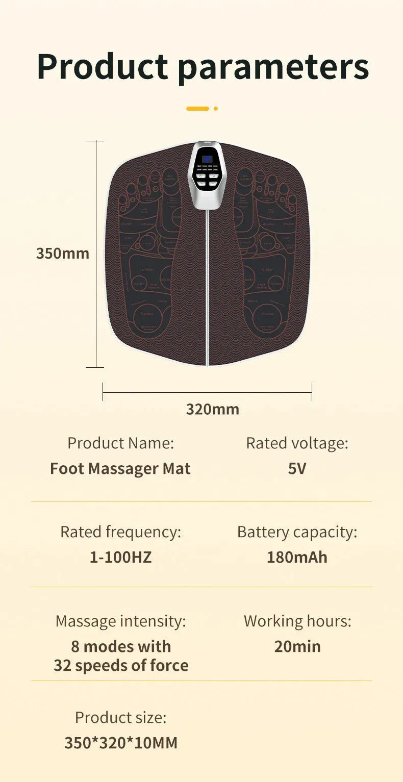 EMS Pedicure Machine Foot Pad Micro Current - Bellarte Enchanté EMS Pedicure Machine Foot Pad Micro Current